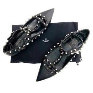 Valentino Nior Rockstud Cage Flats